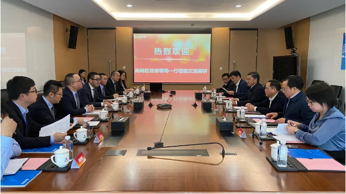 高明区区委书记杨永泰一行到cq9电子环境调研