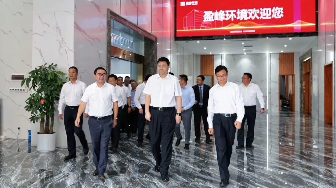 茂名、佛山两市领导莅临cq9电子环境考察调研